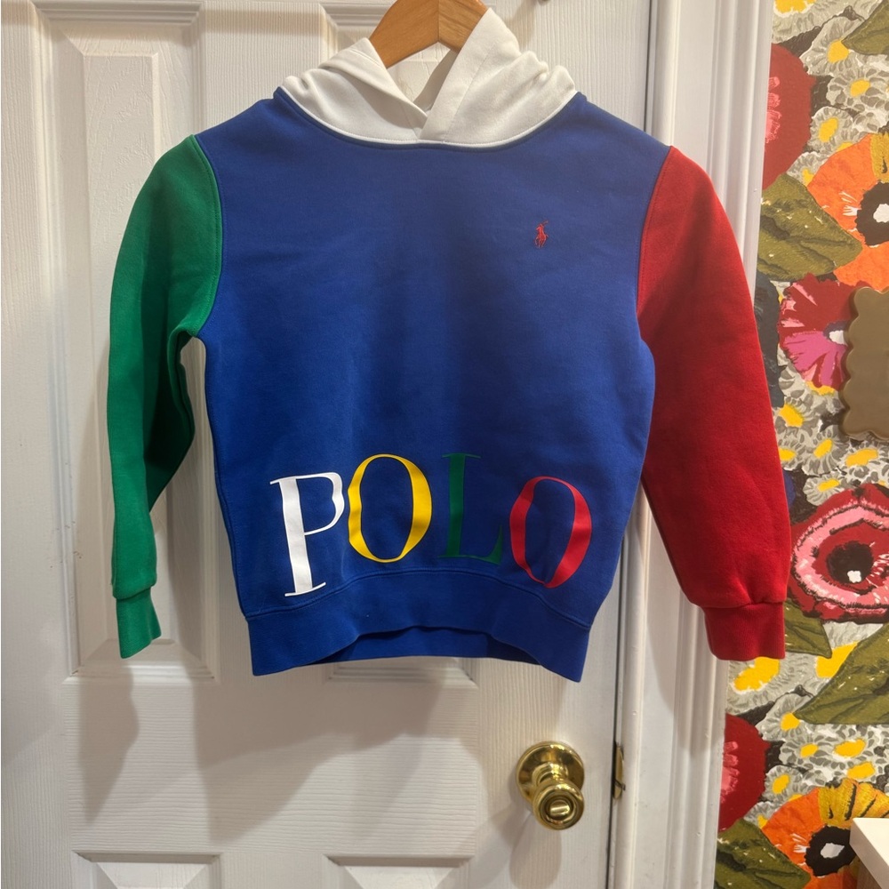 Polo by Ralph Lauren Boys Logo Double-Knit Hoodie Multicolor - Picture 2 of 4